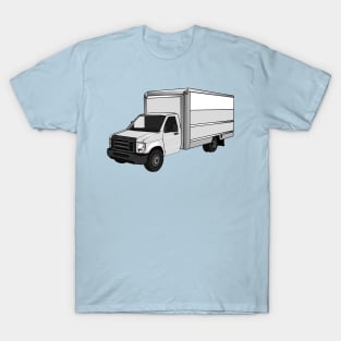 Box truck cartoon illustration T-Shirt